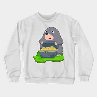 Mole Treasure chest Gold Crewneck Sweatshirt